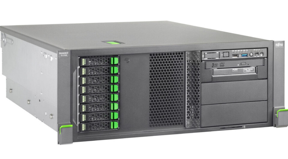 Die Rack-Variante des Primergy-Servers von Fujitsu, RX1330 M1, die jetzt auf den Markt kommt. Die Rack-Variante des Primergy-Servers von Fujitsu, RX1330 M1, die jetzt auf den Markt kommt.