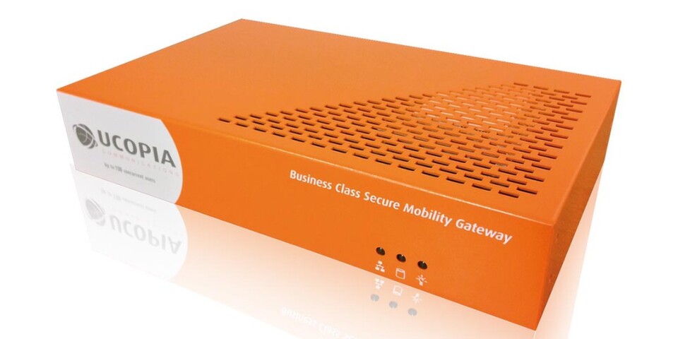 Die Ucopia-Gateways Advance und die hier abgebildete Variante Express sollen auch in der Version 5.0 als Virtual- und Hardware-Appliance verfügbar sein. Die Ucopia-Gateways Advance und die hier abgebildete Variante Express sollen auch in der Version 5.0 als Virtual- und Hardware-Appliance verfügbar sein.