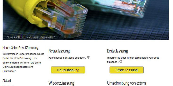 Das Internet-Portal von Boll und Partner soll die Online-Kfz-Zulassung erleichtern. Das Internet-Portal von Boll und Partner soll die Online-Kfz-Zulassung erleichtern.