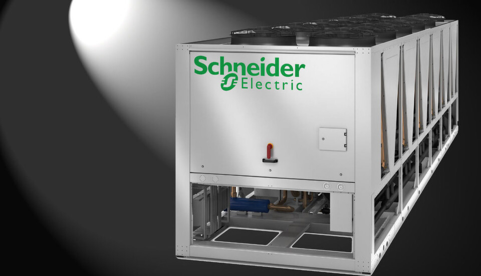 Aquaflair von Schneider Electric ist ein Kühlsystem für die Bereiche von 300 bis 1200 Kilowatt. Aquaflair von Schneider Electric ist ein Kühlsystem für die Bereiche von 300 bis 1200 Kilowatt.