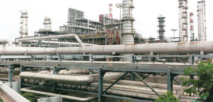 The process units at the Mangalore Refinery and Petrochemicals facility The process units at the Mangalore Refinery and Petrochemicals facility