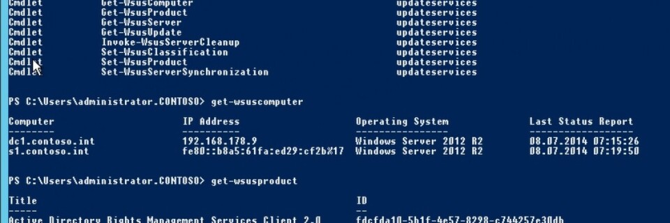 WSUS-PowerShell WSUS-PowerShell