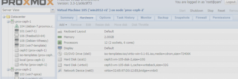 Proxmox VE 3.3 Proxmox VE 3.3
