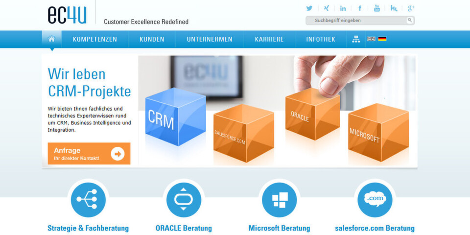 ec4u vergleicht in einer Total Cost of Ownership–Analyse, kurz TCO, CRM-Systeme aus der Cloud und On Premise-Lösungen. ec4u vergleicht in einer Total Cost of Ownership–Analyse, kurz TCO, CRM-Systeme aus der Cloud und On Premise-Lösungen.
