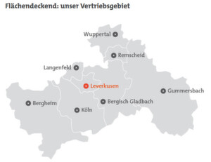 Das Verbreitungsgebiet des Leverdy-Angebots umfasst 2.597 Quadratkilometer und 1.305.727 Haushalte. Das Verbreitungsgebiet des Leverdy-Angebots umfasst 2.597 Quadratkilometer und 1.305.727 Haushalte.