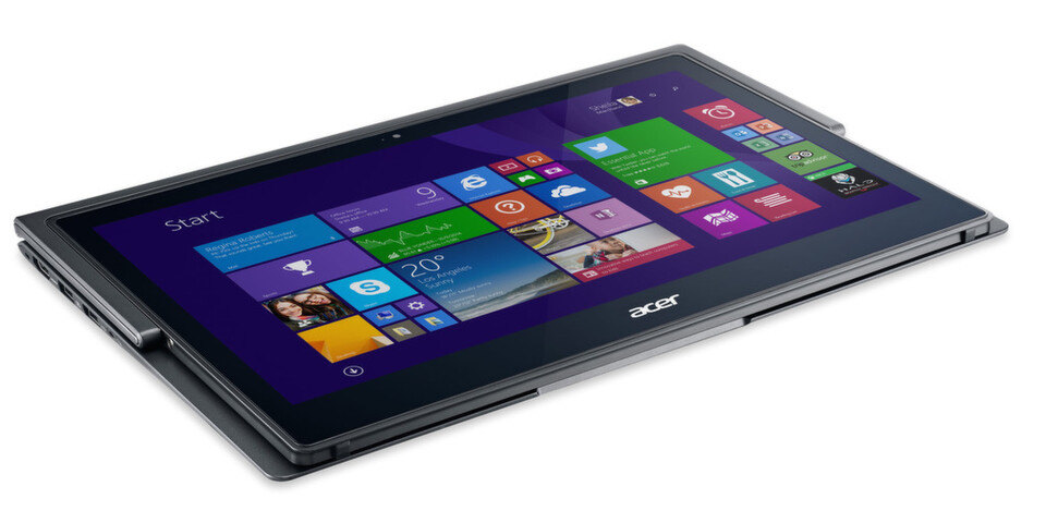 Im Tablet-Modus liegt das Keyboard unter dem Display und damit geschützt. Im Tablet-Modus liegt das Keyboard unter dem Display und damit geschützt.