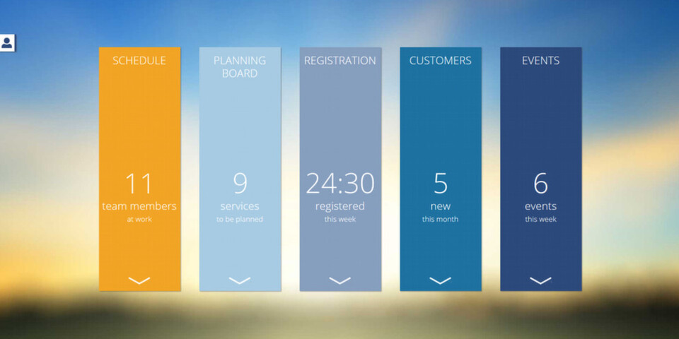 Auf dem Startbildschirm der Cloud-Lösung Serviceware 7.0 können Firmen wichtige Prozesse ihrer mobilen Mitarbeiter effizient steuern. Auf dem Startbildschirm der Cloud-Lösung Serviceware 7.0 können Firmen wichtige Prozesse ihrer mobilen Mitarbeiter effizient steuern.