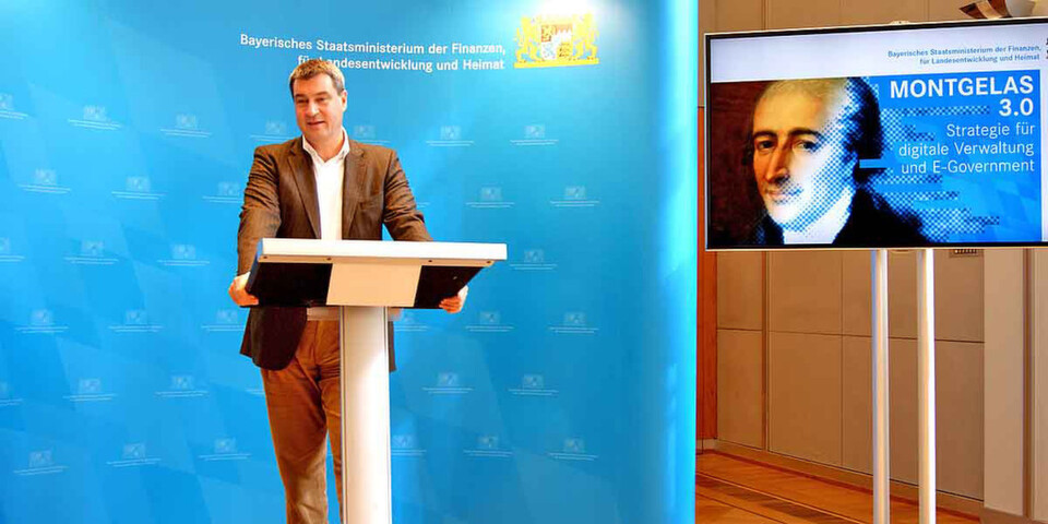 Dr. Markus Söder verkündet fortsetzung des eGovernment-Paktes Dr. Markus Söder verkündet fortsetzung des eGovernment-Paktes