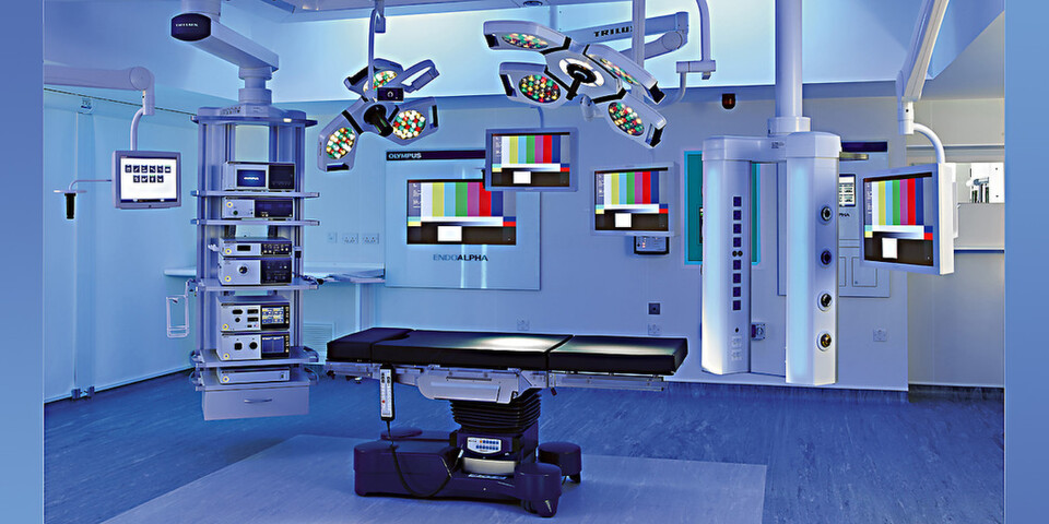 Beispiel eines „Endoalpha“-OP-Raums Beispiel eines „Endoalpha“-OP-Raums