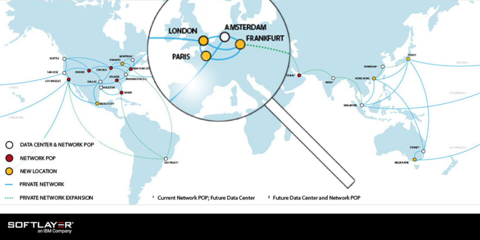 Mit dem Standort Frankfurt/Main kann IBM auf nunmehr vier europäische SoftLayer-Rechenzentren verweisen. Mit dem Standort Frankfurt/Main kann IBM auf nunmehr vier europäische SoftLayer-Rechenzentren verweisen.