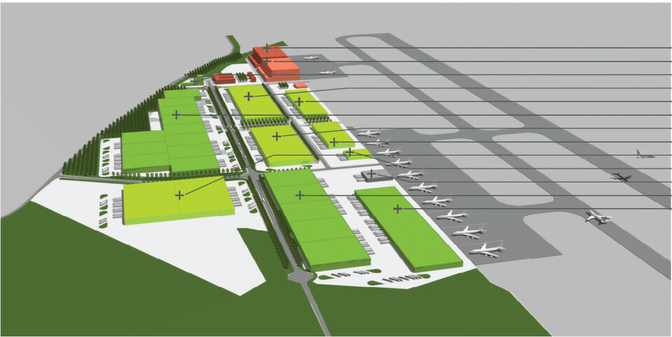 Das geplante Logistikzentrum Schwerin/Parchim. Das geplante Logistikzentrum Schwerin/Parchim.