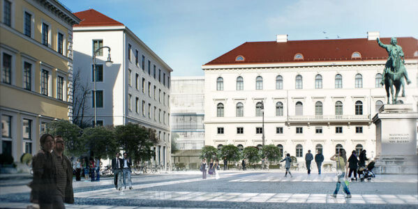 Die Siemens AG baut nicht nur die Medizintechniksparte um, sondern auch die Konzernzentrale in München. Bis 2016 soll die Neugestaltung am Wittelsbacherplatz nach einem Konzept von Henning Larsen Architects umgesetzt werden. Die Siemens AG baut nicht nur die Medizintechniksparte um, sondern auch die Konzernzentrale in München. Bis 2016 soll die Neugestaltung am Wittelsbacherplatz nach einem Konzept von Henning Larsen Architects umgesetzt werden.