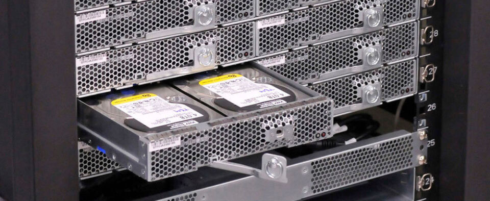 Die Front-Seite des White-Label-Server "Rackgo-M" von Quanta. Die Front-Seite des White-Label-Server "Rackgo-M" von Quanta.