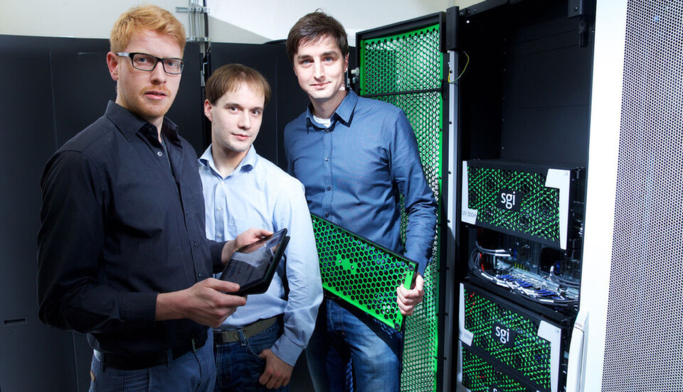 Das Foto zeigt die Forscher Dr. Matthias Uflacker (Mitte), Carsten Meyer (links) sowie Christian Schwarz, alle aus dem Fachgebiet des HPI-Stifters Professor Hasso Plattner. Das Foto zeigt die Forscher Dr. Matthias Uflacker (Mitte), Carsten Meyer (links) sowie Christian Schwarz, alle aus dem Fachgebiet des HPI-Stifters Professor Hasso Plattner.