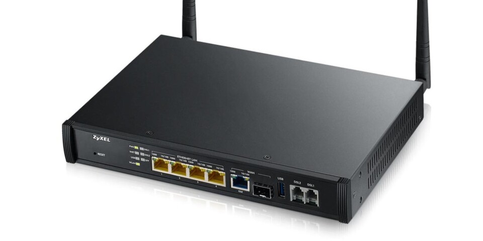 Die Small-Business-Gateways SBG3300-N und SBG3500-N (siehe Bild) können Zyxel zufolge ganz einfach an andere Ethernet-WAN-Geräte angeschlossen werden. Die Small-Business-Gateways SBG3300-N und SBG3500-N (siehe Bild) können Zyxel zufolge ganz einfach an andere Ethernet-WAN-Geräte angeschlossen werden.