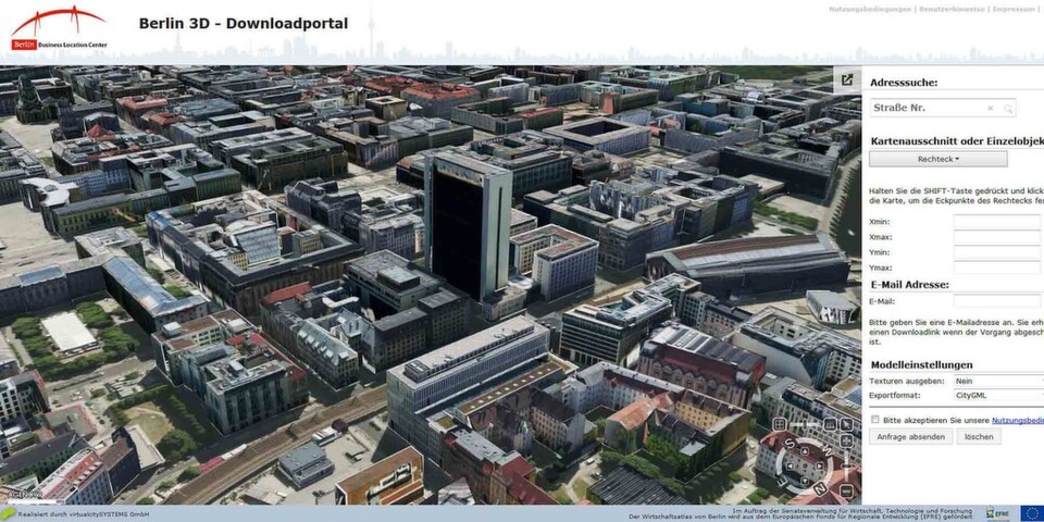 Stadt-und Spieleentwicklung mit 3D-Datensatz Stadt-und Spieleentwicklung mit 3D-Datensatz