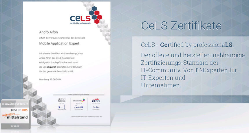 Die CeLS-Zertifizierungen sind kostenlosm aber: Taugen die auch etwas? Die CeLS-Zertifizierungen sind kostenlosm aber: Taugen die auch etwas?