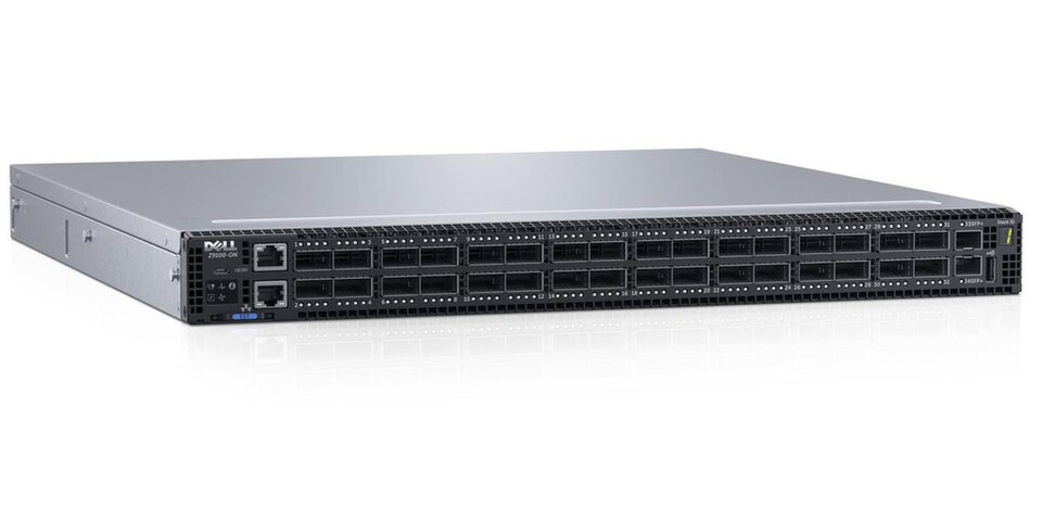 Der Dell Z9100-ON ist ein 100-GbE-Fixed-Formfaktor-Fabric-Switch in einer Höheneinheit für Core-, Aggregations- und Access-Layer. Der Dell Z9100-ON ist ein 100-GbE-Fixed-Formfaktor-Fabric-Switch in einer Höheneinheit für Core-, Aggregations- und Access-Layer.