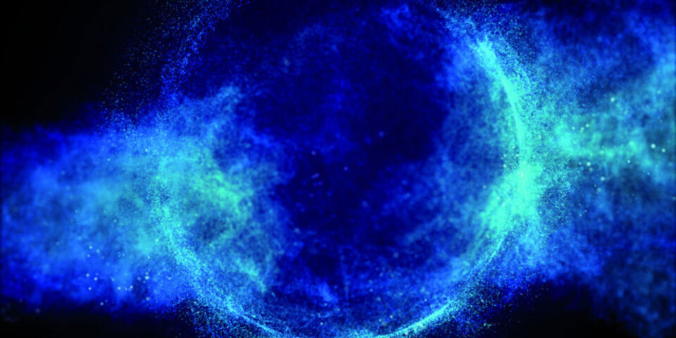 Künstlerische Darstellung des Higgs-Feldes Künstlerische Darstellung des Higgs-Feldes