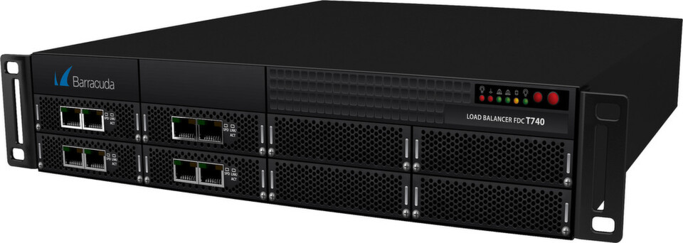 Die Appliance Barracuda Load Balancer FDC, Modell T740, ist sofort verfügbar. Der Preis beginnt bei 26.949 Euro pro Gerät. Die Appliance Barracuda Load Balancer FDC, Modell T740, ist sofort verfügbar. Der Preis beginnt bei 26.949 Euro pro Gerät.