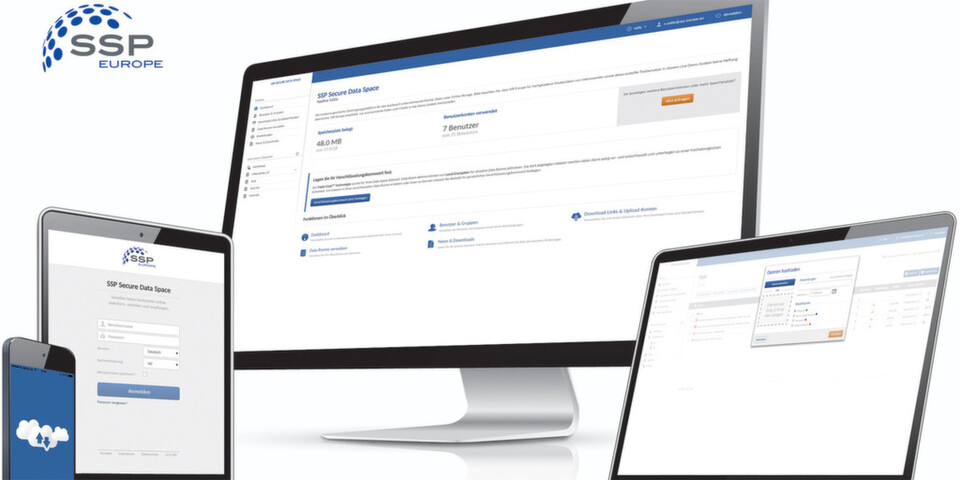 SSP Europe stellt Cloud-Datenspeicher in neuer Version vor. SSP Europe stellt Cloud-Datenspeicher in neuer Version vor.