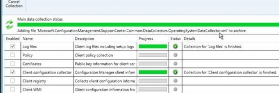 Zusammenstellen aller Daten aus dem SCCM-Netzwerk Zusammenstellen aller Daten aus dem SCCM-Netzwerk