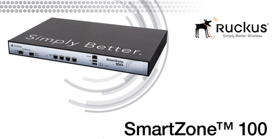 Die Plattform unterstützt neben dem hier abgebildeten Ruckus SmartZone 100 Wireless LAN (WLAN) Controller auch virtualisierte Controller oder das Ruckus SmartCell Gateway (SCG) 200. Die Plattform unterstützt neben dem hier abgebildeten Ruckus SmartZone 100 Wireless LAN (WLAN) Controller auch virtualisierte Controller oder das Ruckus SmartCell Gateway (SCG) 200.