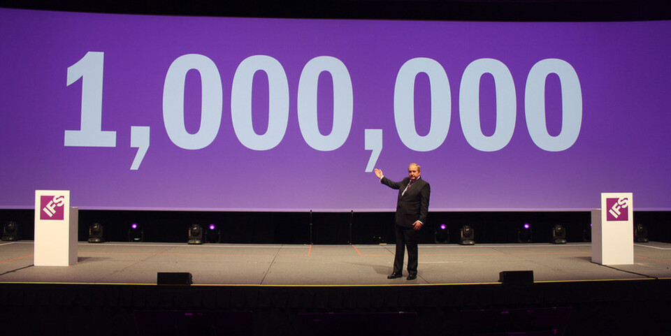 1.000.000 Anwender: Alastair Sorbie, President und CEO des im schwedischen Linköping ansässigen ERP-Anbieters IFS, verkündete auf der diesjährigen IFS World Conference die Erfolgszahl. 1.000.000 Anwender: Alastair Sorbie, President und CEO des im schwedischen Linköping ansässigen ERP-Anbieters IFS, verkündete auf der diesjährigen IFS World Conference die Erfolgszahl.
