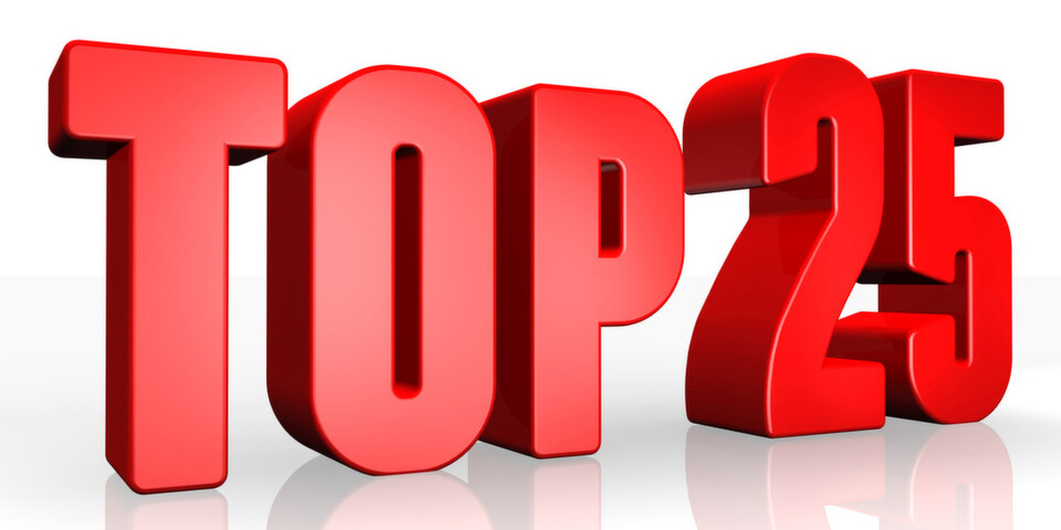 Sowohl in der Top 25 also auch in der Top 10 kam es zu Verschiebungen. Sowohl in der Top 25 also auch in der Top 10 kam es zu Verschiebungen.