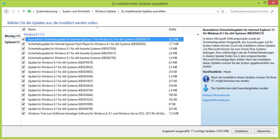 Neben dem Internet Explorer ist im Juni 2015 der Windows Media Player besonders gefährdet. Neben dem Internet Explorer ist im Juni 2015 der Windows Media Player besonders gefährdet.