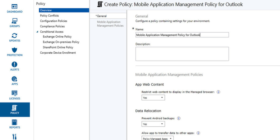 Per Technet liefert Microsoft eine Administratoren eine detaillierte Anleitung für MAM und CA mit Intune. Per Technet liefert Microsoft eine Administratoren eine detaillierte Anleitung für MAM und CA mit Intune.