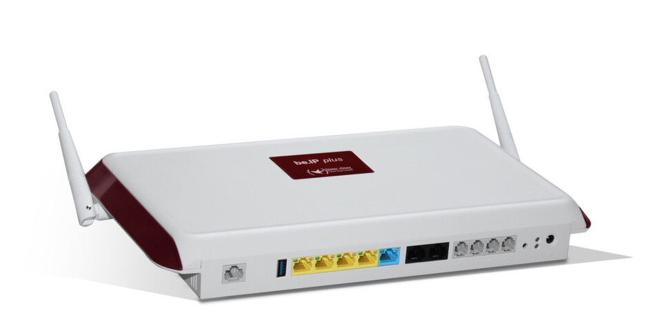 Die be.IP plus lässt sich als Business-Telefonanlage für bis zu 40 User nutzen. Die be.IP plus lässt sich als Business-Telefonanlage für bis zu 40 User nutzen.