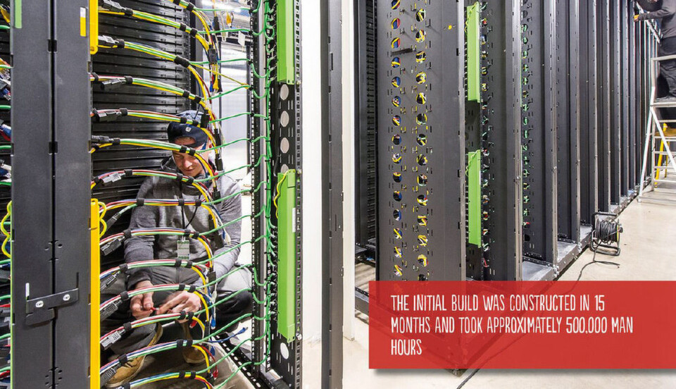 Das jüngste Rechenzentrum von Rackspace bietet eine Gesamtkapazität von 6 Megawatt für bis zu 50.000 Server-Einheiten . Das jüngste Rechenzentrum von Rackspace bietet eine Gesamtkapazität von 6 Megawatt für bis zu 50.000 Server-Einheiten .