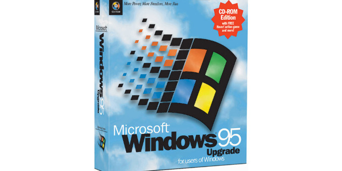 Mit Windows 95 läutete Microsoft eine neue Ära ein: Die grafische Anwendungsumgebung wurde zum eigenständigen Betriebssystem erhoben. Mit Windows 95 läutete Microsoft eine neue Ära ein: Die grafische Anwendungsumgebung wurde zum eigenständigen Betriebssystem erhoben.