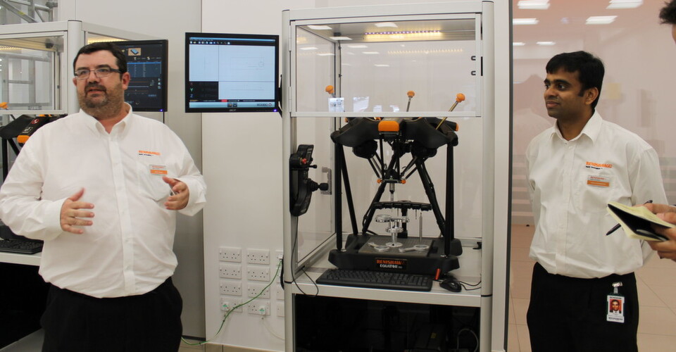 At EMO 2015 Renishaw will show its new Intuo gauging software which is now offered with the unique Equator system to simplify and automate the gauging of a wide variety of parts, removing dependence on the skill of manual gauge users. With minimal training the Intuo software allows the programmer to create gauging routines using just a part with an engineering drawing. At EMO 2015 Renishaw will show its new Intuo gauging software which is now offered with the unique Equator system to simplify and automate the gauging of a wide variety of parts, removing dependence on the skill of manual gauge users. With minimal training the Intuo software allows the programmer to create gauging routines using just a part with an engineering drawing.