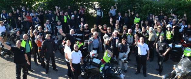 85 Businessbiker nahmen vom 23. bis 26. Juli 2015 an der 10. Jubiläumsmotorradtour von "bike und business" und "kfz-betrieb" teil. 85 Businessbiker nahmen vom 23. bis 26. Juli 2015 an der 10. Jubiläumsmotorradtour von "bike und business" und "kfz-betrieb" teil.