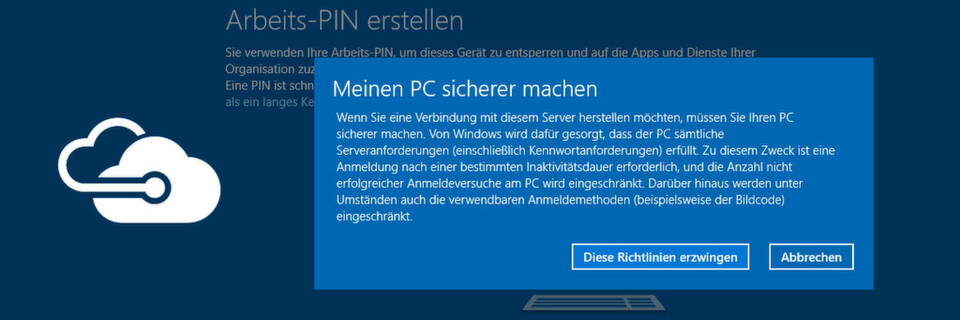 Windows-10-Geräte lassen sich bereits während des Installationsprozesses ins Azure Active Directory integrieren. Windows-10-Geräte lassen sich bereits während des Installationsprozesses ins Azure Active Directory integrieren.
