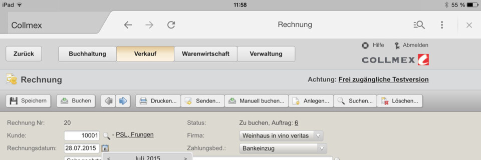 Die mobile Nutzung wie hier über ein Tablet, ermöglicht es auch kleineren Unternehmen, ihre Geschäftsprozesse zu optimieren. Die mobile Nutzung wie hier über ein Tablet, ermöglicht es auch kleineren Unternehmen, ihre Geschäftsprozesse zu optimieren.