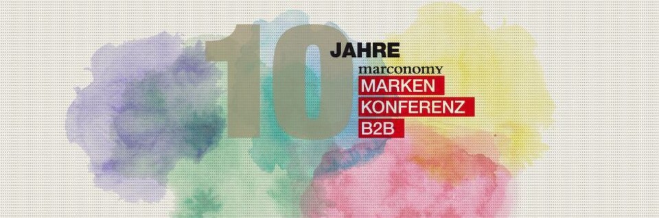 Die Markenkonferenz B2B feiert in diesem Jahr ihren 10. Geburtstag. Seien Sie dabei und blicken Sie gemeinsam mit uns zurück auf zehn Jahre Marke im B2B. Die Markenkonferenz B2B feiert in diesem Jahr ihren 10. Geburtstag. Seien Sie dabei und blicken Sie gemeinsam mit uns zurück auf zehn Jahre Marke im B2B.