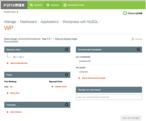 Panamax stellt Einsteigern ein einfaches Web-GUI für Bereitstellung und Verwaltung von Docker-Containern zur Verfügung. Panamax stellt Einsteigern ein einfaches Web-GUI für Bereitstellung und Verwaltung von Docker-Containern zur Verfügung.