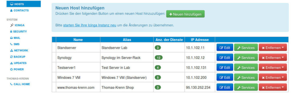 Die Entwickler Thomas Krenn AG und Netways GmbH haben die Oberfläche des Open-Source-Tools TKmon aufgeräumt und die Navigation nutzerfreundlich gestaltet. Die Entwickler Thomas Krenn AG und Netways GmbH haben die Oberfläche des Open-Source-Tools TKmon aufgeräumt und die Navigation nutzerfreundlich gestaltet.