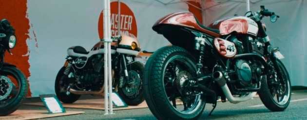 Eines der Siegerbikes, ein sportlicher Custom, wurde von Dominik Klein aus Dillingen, Deutschland, gestaltet. Eines der Siegerbikes, ein sportlicher Custom, wurde von Dominik Klein aus Dillingen, Deutschland, gestaltet.