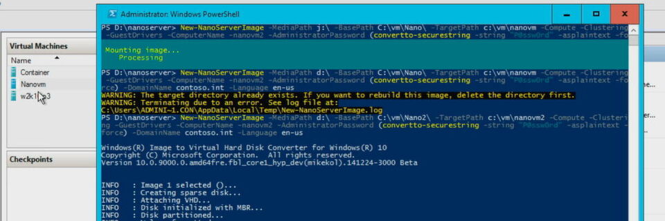 Wer Windows Server 2016 als Nano-Server aufsetzen möchte, muss ein Windows Image File dafür verwenden. Wer Windows Server 2016 als Nano-Server aufsetzen möchte, muss ein Windows Image File dafür verwenden.