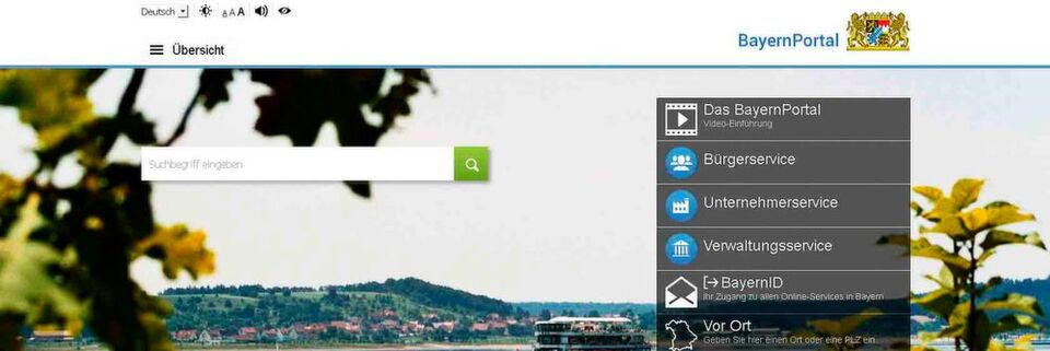 Bayerns eGovernment-Portal ist online Bayerns eGovernment-Portal ist online