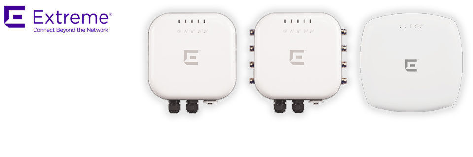 Extreme Networks liefert APs für drinnen und draußen: Links das Indoor-Modell AP3935, rechts daneben die Outdoor-Variante AP3965 mit beziehungsweise ohne Anschlüsse für externe Antennen. Extreme Networks liefert APs für drinnen und draußen: Links das Indoor-Modell AP3935, rechts daneben die Outdoor-Variante AP3965 mit beziehungsweise ohne Anschlüsse für externe Antennen.