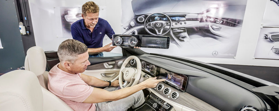 Das Interieur der neuen E-Klasse