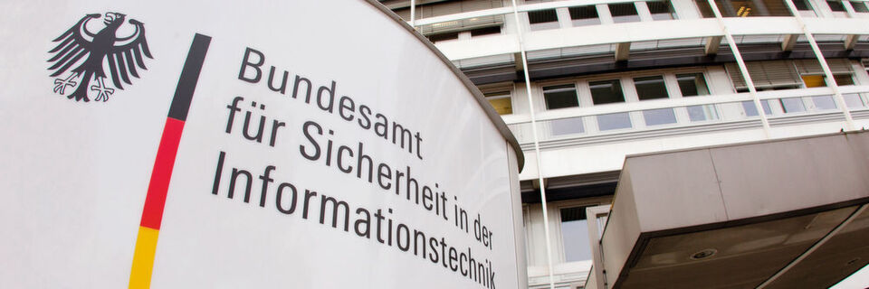 Eingang des Dienstgebäudes des BSI in Bonn Eingang des Dienstgebäudes des BSI in Bonn