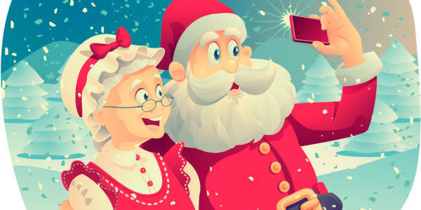 Mit einer Selfie-Stange würden die Fotos vom Weihnachtsmann sicher noch besser gelingen. Mit einer Selfie-Stange würden die Fotos vom Weihnachtsmann sicher noch besser gelingen.