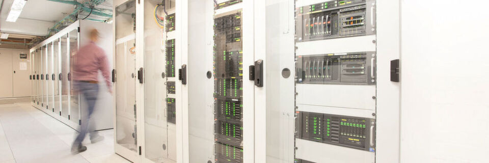 Serverraum des Zweckverbandes Kommunale Datenverarbeitung Oldenburg (KDO) Serverraum des Zweckverbandes Kommunale Datenverarbeitung Oldenburg (KDO)