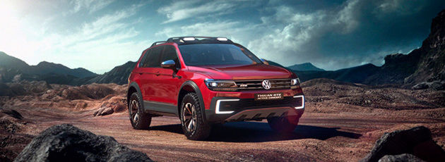 Der Tiguan GTE Active Concept: Das auf der NAIAS in Detroit vorgestellte Hybrid-SUV hat 235 kW Systemleistung und eine elektrische Kardanwelle. Der Tiguan GTE Active Concept: Das auf der NAIAS in Detroit vorgestellte Hybrid-SUV hat 235 kW Systemleistung und eine elektrische Kardanwelle.